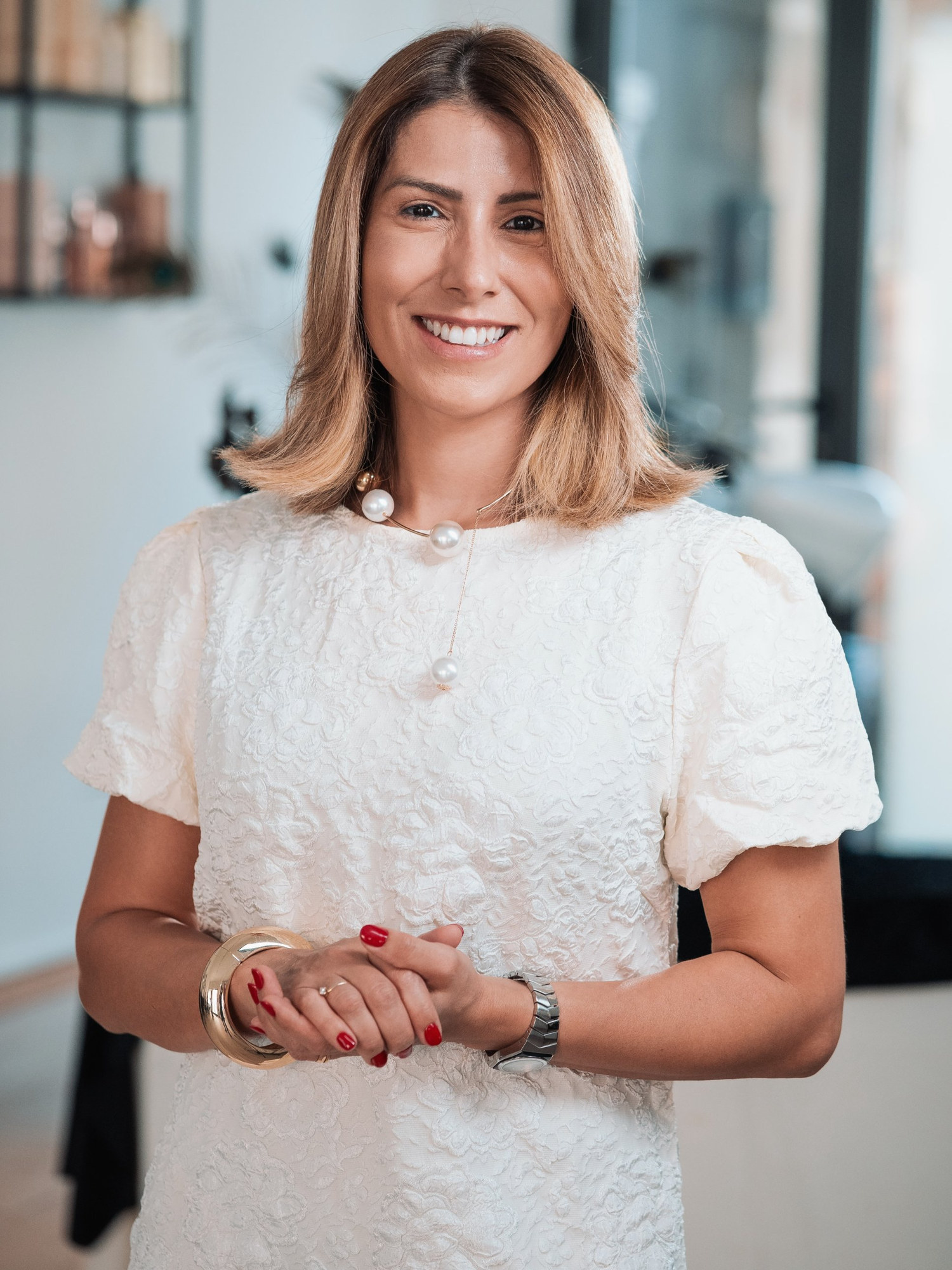 Michelle nel suo salone